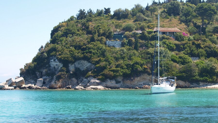 Photo of Corfu sea and land